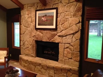 [Hearth.com] First winter in new house - options for old prefab w/ stone surround