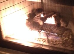 Fireplace thinks it's a flamethrower.