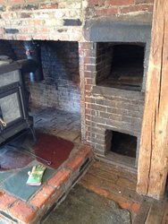 Does anyone have a cooking area built into their interior chimneys?