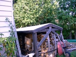 Has anybody ever built a "pallet house" to use as a woodshed?