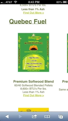[Hearth.com] Fireside Ultra's are softwood ?