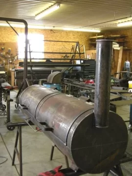 [Hearth.com] Homemade firewood box...