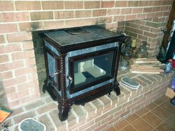 heritage in fireplace