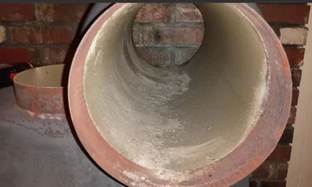 [Hearth.com] Pics of my chimney after 6 weeks of burning.  Thoughts?