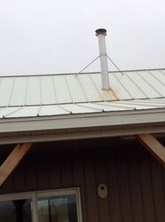 Discolored Metal Roofing