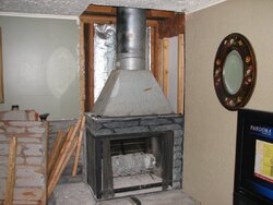 Replacing old 1973 zero clearance fireplaces with a stove