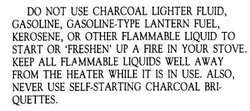 What is wrong with using Charcoal lighter fluid to help light fire in woodstove/