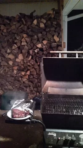 [Hearth.com] Do you save special wood for cold days?