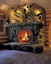 Stone fireplace inspiration
