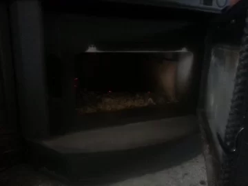 [Hearth.com] Paint burns off inside and above  glas