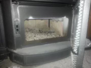 [Hearth.com] Paint burns off inside and above  glas