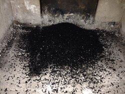 Chimney cleaning results