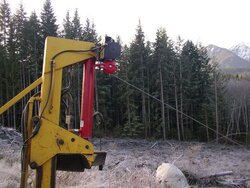 Wood Splitter using Log Dogs
