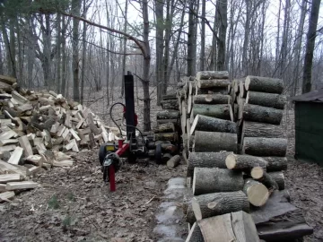 [Hearth.com] First time splitting vertical!