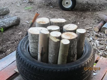 [Hearth.com] Old tires are great
