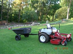 Anyone haul wood with a riding mower?