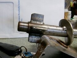 Pellets binding EF 2 auger --  burned up motor