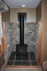Installing my wood stove