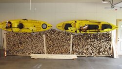 Any harm in storing wood in garage?