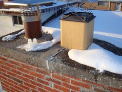 Extending a chimney liner, bust the clay? - help!