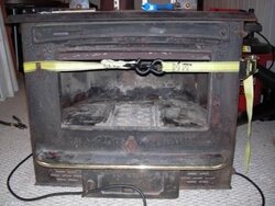 Using wood stove in fireplace...Updated, Pics added