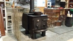 Showing off some NOS Fisher Stoves.