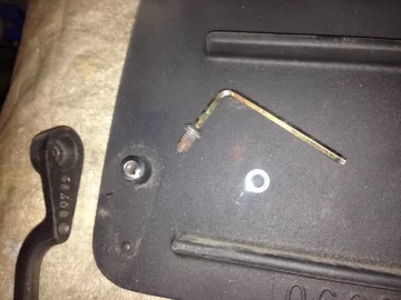 [Hearth.com] Quadrafire Contour/Santa Fe Hopper Lid Hinge Bolt Fell In - Guess what happened?