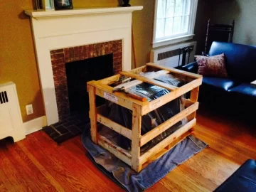 [Hearth.com] Pictures of my first stove installed. Can finally relax and enjoy my summer..