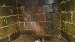 Replacing damper in traditional fireplace