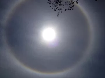 [Hearth.com] I was working on my holz hausen today and looked up and there were a few rainbows...awesome pic
