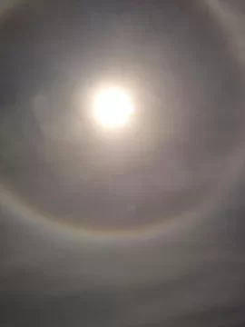 [Hearth.com] I was working on my holz hausen today and looked up and there were a few rainbows...awesome pic