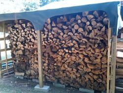 My wood storage