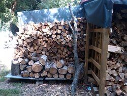 My wood storage
