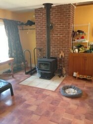 locate stove in middle of room?