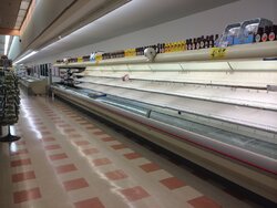 Market Basket low on food but still have canned goods. see pics