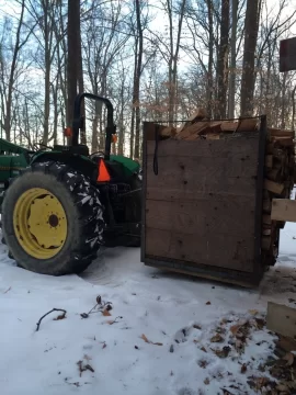 [Hearth.com] Portable wood storage idea...  What do ya think