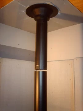 [Hearth.com] Stove pipe Gap