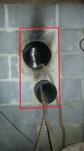 [Hearth.com] Flue liner to stove connection inside chimney
