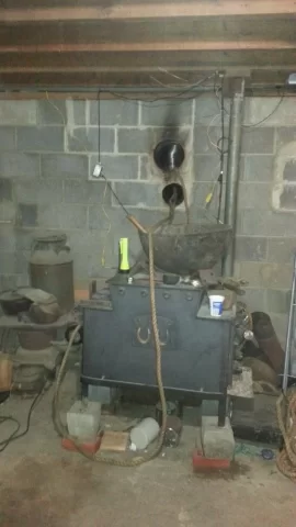 [Hearth.com] Flue liner to stove connection inside chimney