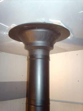 [Hearth.com] Stove pipe Gap
