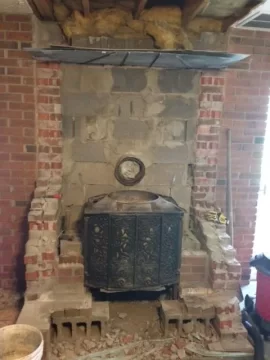 [Hearth.com] Fireplace insert to BK Stove install