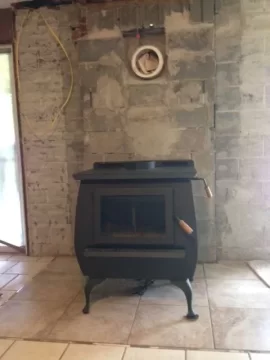 [Hearth.com] Fireplace insert to BK Stove install
