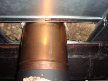 [Hearth.com] Can I paint the rain cap/liner; AND insulation below block-off plate question
