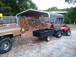 Another load of white oak.