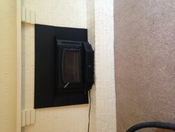Fireplace Insert Panels - best way to seal the panels against the brick