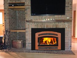 Looking for a large woodburning insert - Decided on Large Flush Arch by FireplaceX