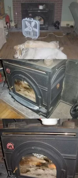 [Hearth.com] what happened to the hole? Old vs. new DUTCHWEST Cast Iron wood stoves