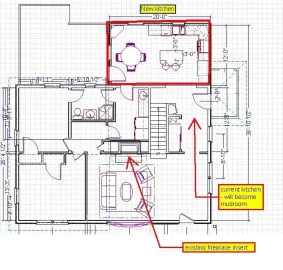 [Hearth.com] Help with design/location of stove for new addition