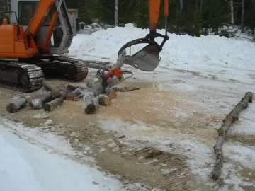 [Hearth.com] Built a log winch-crane-dragger thingy.
