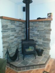 Just installed the chimney tonight